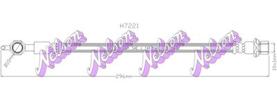 H7221 KAWE Тормозной шланг