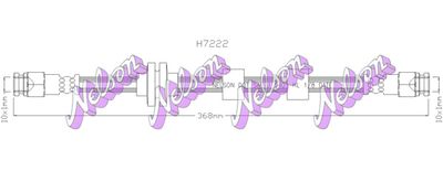 H7222 KAWE Тормозной шланг