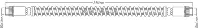 JBH1034 JURATEK Тормозной шланг