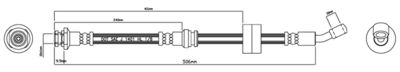 VBH988 MOTAQUIP Тормозной шланг