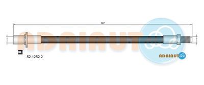 5212522 ADRIAUTO Тормозной шланг