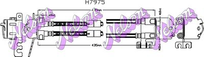 H7975 KAWE Тормозной шланг