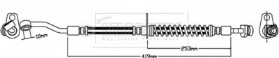 BBH8214 BORG & BECK Тормозной шланг