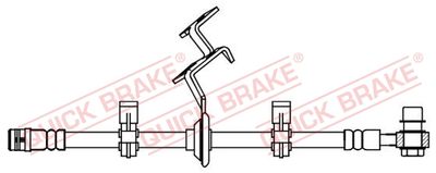 58834X QUICK BRAKE Тормозной шланг