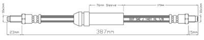 VBH656 MOTAQUIP Тормозной шланг