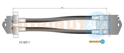 1312271 ADRIAUTO Тормозной шланг