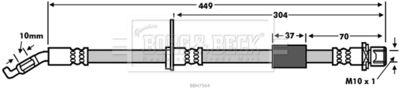 BBH7564 BORG & BECK Тормозной шланг