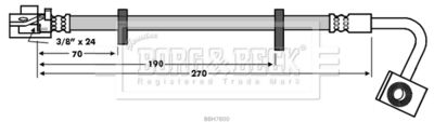 BBH7800 BORG & BECK Тормозной шланг