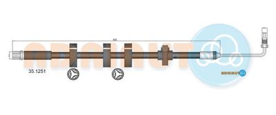 351251 ADRIAUTO Тормозной шланг