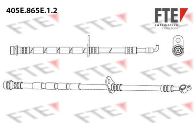 405E865E12 FTE Тормозной шланг