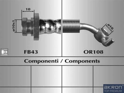 80685 AKRON-MALÒ Тормозной шланг