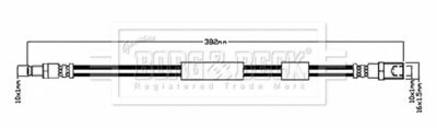 BBH8701 BORG & BECK Тормозной шланг