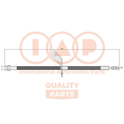 70807100 IAP QUALITY PARTS Тормозной шланг