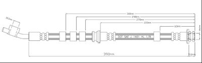 VBH1010 MOTAQUIP Тормозной шланг