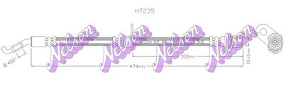 H7235 KAWE Тормозной шланг