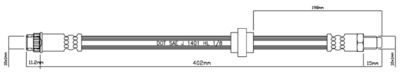 VBJ106 MOTAQUIP Тормозной шланг