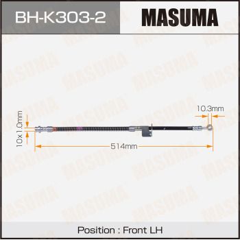 BHK3032 MASUMA Тормозной шланг