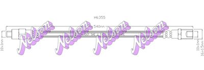 H6355 KAWE Тормозной шланг