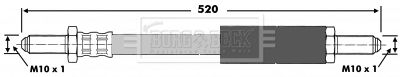 BBH6156 BORG & BECK Тормозной шланг