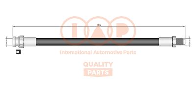 70812157 IAP QUALITY PARTS Тормозной шланг