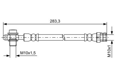 1987481736 BOSCH Тормозной шланг