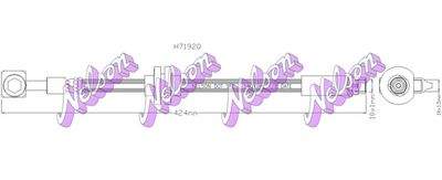 H7192Q KAWE Тормозной шланг