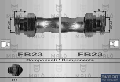 8919 AKRON-MALÒ Тормозной шланг