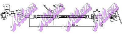 H7406Q KAWE Тормозной шланг