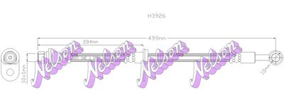 H3926 KAWE Тормозной шланг