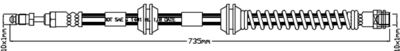 JBH1145 JURATEK Тормозной шланг