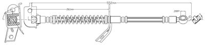 LVBH1485 MOTAQUIP Тормозной шланг