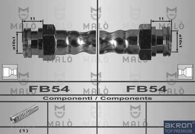 80311 AKRON-MALÒ Тормозной шланг