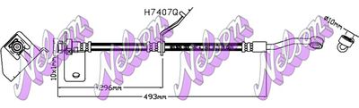 H7407Q KAWE Тормозной шланг