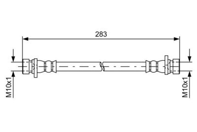 1987481620 BOSCH Тормозной шланг