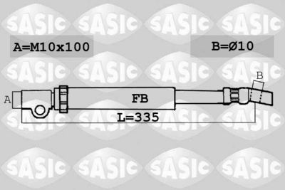 SBH6365 SASIC Тормозной шланг