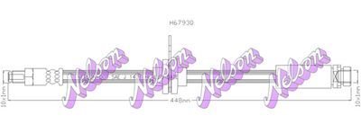 H6793Q KAWE Тормозной шланг