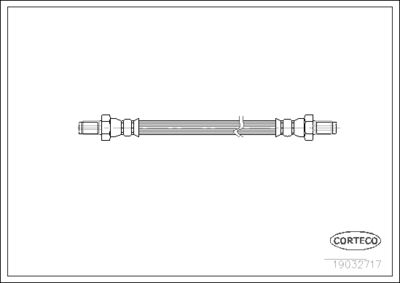 19032717 CORTECO Тормозной шланг