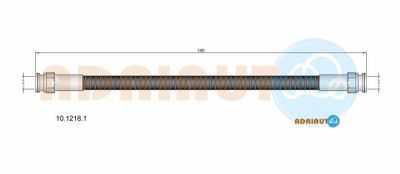 1012181 ADRIAUTO Тормозной шланг