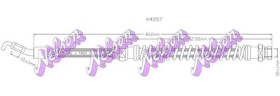 H4857 KAWE Тормозной шланг