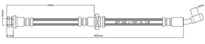 VBH1030 MOTAQUIP Тормозной шланг