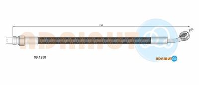 091258 ADRIAUTO Тормозной шланг