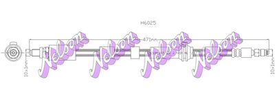 H6025 KAWE Тормозной шланг