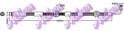 H7806 KAWE Тормозной шланг