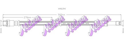 H4694 KAWE Тормозной шланг