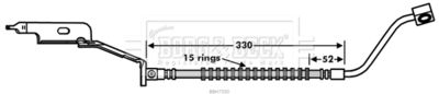 BBH7550 BORG & BECK Тормозной шланг