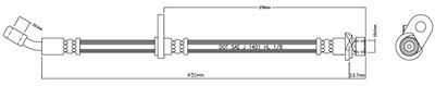 VBH1065 MOTAQUIP Тормозной шланг