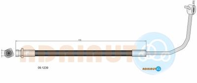 091239 ADRIAUTO Тормозной шланг