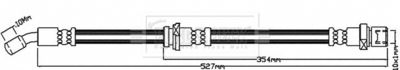 BBH8599 BORG & BECK Тормозной шланг