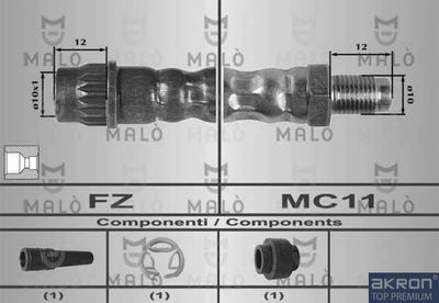 80205 AKRON-MALÒ Тормозной шланг