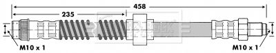 BBH6067 BORG & BECK Тормозной шланг